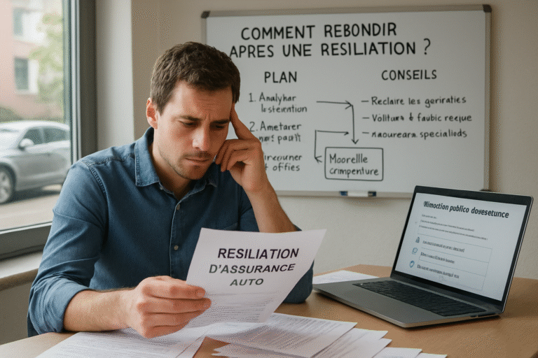 découvrez nos conseils pratiques pour rebondir après une résiliation d'assurance auto due à une non-déclaration. apprenez comment retrouver une couverture adaptée, éviter les erreurs et assurer votre véhicule en toute sérénité.